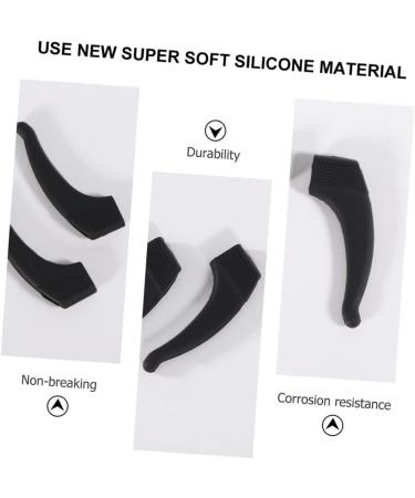 Cabilock 12 Pairs Ear Hooks - Anti-Glasses Holder Silicone Anti-Slip Glasses Protection & Repair for Sunglasses & Eyeglasses - Comfortable Sport Accessory - Buy Online on GoSupps.com
