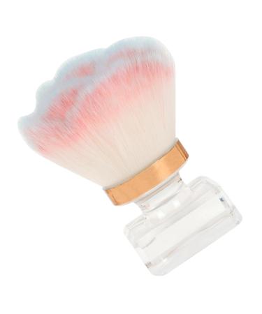 POPETPOP contour blending brush powder brush abs cosmetic Eye shadow brush foundation manicure gradient powder nail foundation brush make up silicone applicator contouring brush