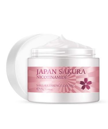 Allbestaye Sakura Essence Cream with Hyaluronic Acid, Nicotinamide, Vitamin C, Anti-Aging Moisturizer