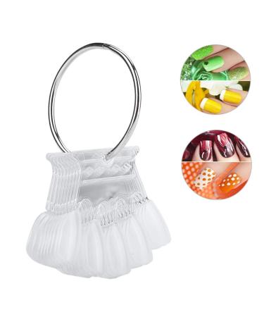 Reusable Nail Display Stick - Ideal Nail Exercise Tool for Home Beauty Salon | Exquisite Craftsmanship (Transparent) - Buy Online on GoSupps.com