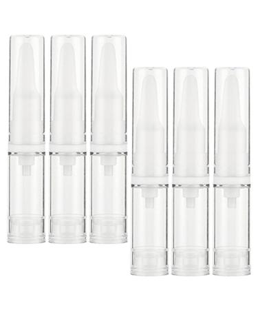 18 Pcs Liquid Foundation Bottle Travel With Cover Cream 12x1.9cmx3pcs Transparentx3pcs