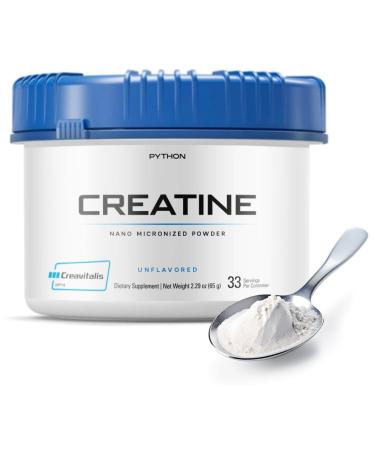 Nano Creatine - Revolutionary Micronized Creatine Monohydrate Supplement for Faster Absorption & Maximum Muscle Growth - 100% Pure Vegan Gluten-Free Unflavored
