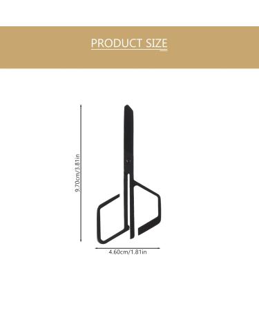 FRCOLOR Stainless Steel Hair Scissors - Professional Nose Hair & Beard Trimming Tools (2pcs) | Multi-Function Small Scissors for Precision Grooming - Buy Online on GoSupps.com