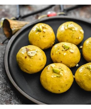 Rakhi Diwali Special (Besan Ladoo) Gift Hamper for Brother Sister Delicious Indian Traditional Sweets Best Gift For All Occasions Tasty Treat For Family & Friends Sold By Kidzbuzz (600g) - Buy Online on GoSupps.com