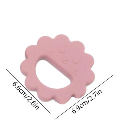 Buy BPA-Free Silicone Baby Bite Rings | Teething Relief Toys for 6-12 Months - Elevate Pink - Buy Online on GoSupps.com