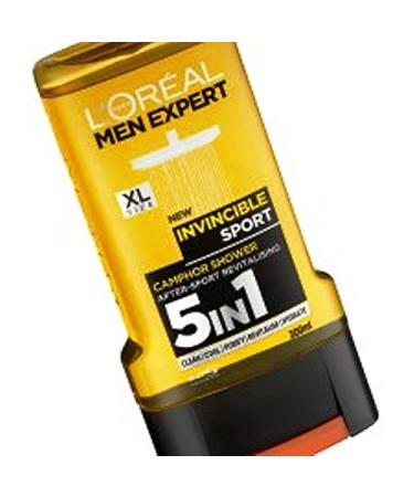L'Oreal Men Expert Invincible Sport Camphor After-Sport Revitalising 300ml - Buy Online on GoSupps.com
