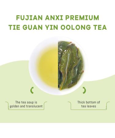 LWXLJMJZC-Fujian Tie Guan Yin Oolong Tea - Iron Goddess of Mercy - Tie Kuan Yin Tea - Chinese Loose Leaf Oolong Tea - 100g/3.5oz - Buy Online on GoSupps.com