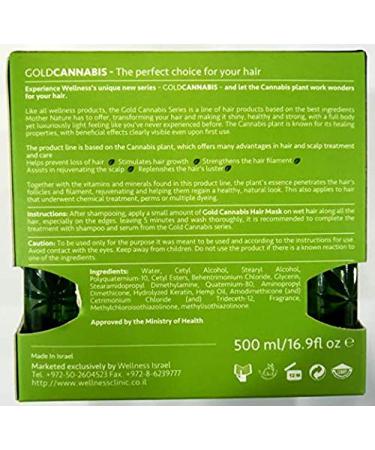 Buy WELLNESS PREMIUM Intensive Moisturizing Hair Mask 500ml + 4 Ampoules 10ml | Nourish All Hair Types | International Shipping - Buy Online on GoSupps.com