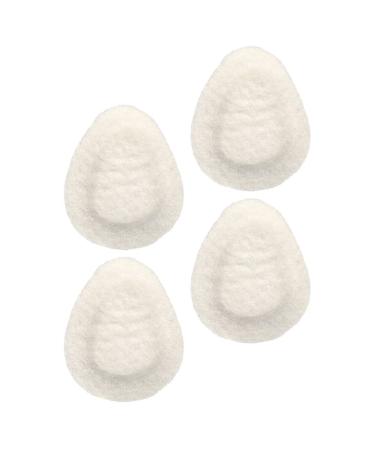 COHEALI 2 Pairs Felt Forefoot Pad Bunion Pads Foam Sponge Heel Inserts Forefoot Cushion Pads Anti- Metatarsal Sleeve Shoe Filler Insert Shoe Toe Heel Pad Breathable White Women's