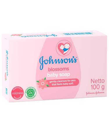 Johnson's Baby Lotion Soap Blossoms 3.5 Oz/ 100 G Pack of 12