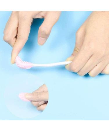 Silicone Nose Brush Exfoliating Blackhead Cleansing Tool - Double-Sided Soft Exfoliator for Face, Lips, and Hands - Buy Online on GoSupps.com