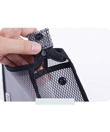 IKAAR Waterproof Transparent Cosmetic Bag | Small Toiletry Makeup Bag | PVC Zipper Pouch Black - Shop Internationally - Buy Online on GoSupps.com