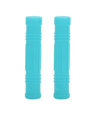 Crayon Topper | Safe Silicone Chew Toy for Babies - Sky Blue Infant Fidget & Sensory Ring - Buy Online on GoSupps.com