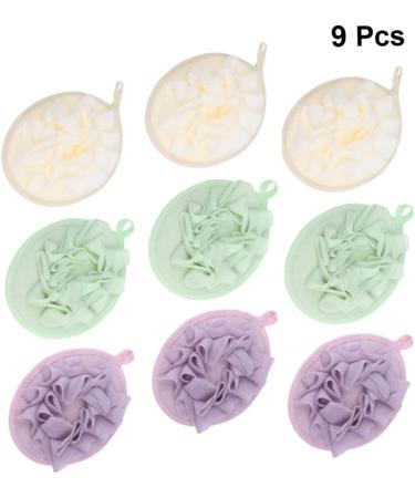 18 Pcs Bathing Accessories Set - Bath Sponge Flower Puff & Bubble Net for Ultimate Relaxation - Buy Online on GoSupps.com