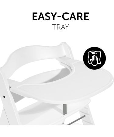 Hauck Alpha+ Click Tray White - Easy-to-Clean Large Highchair Tray - Buy Online on GoSupps.com