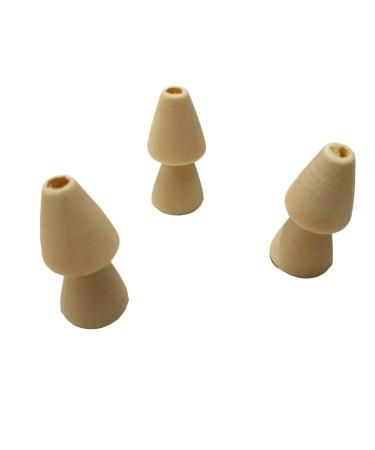 30pcs Irregular Wood Cone Beads for Bracelet & Necklace Making | Handmade DIY Beading Crafts Accessory - Buy Online on GoSupps.com