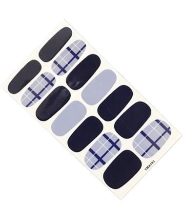 dijiusidy Nail Art Stickers Self-Adhesive Fingernail Decal with Strap Glue DIY Art Decor Full Cover Manicure Kits for Women Girls YMX193 - Buy Online on GoSupps.com