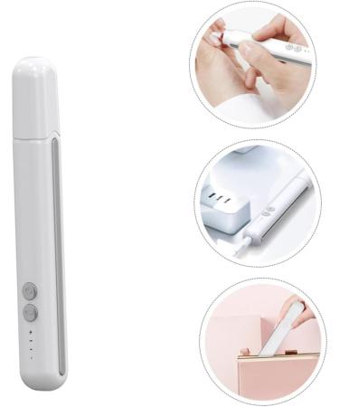Housoutil 1 Set Nail Polisher Nail Drill Nail Polish Tips Clippers Removing Electrical Nail Files Electric Nail File Manicure Power Tools White Acrylic Abs Exfoliating - Buy Online on GoSupps.com