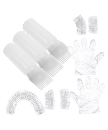 Beaupretty 1 Set Earmuffs Hair Dye White Plastic 6.9x4.8cm White