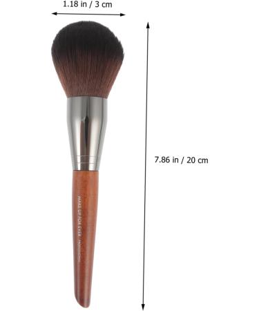 Ipetboom 1 Pc Large Size Loose Powder Brush Makeup Foundation Cleaning Gadgets Face Sculpting Buffing Brush Makeup Eye Makeup Face Cleaning Tools Lip Brush Wooden Handle Fluffy Makeup Tools 20x3cm As Shown - Buy Online on GoSupps.com