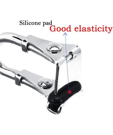lmoikesz 2 Pieces Eyelash Curlers Stainless Steel Lash Curler Beauty Accessories Tool with Silicone Pads for Women Adults - Buy Online on GoSupps.com