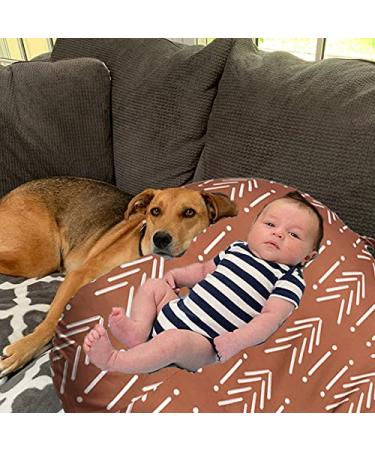 Rust Newborn Lounger Cover - Soft Cover for Baby Lounger Pillow - Buy Online on GoSupps.com