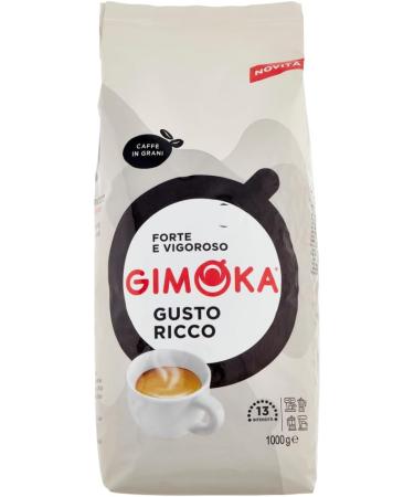 Gimoka Ricco Caff Set of 6 Grani Coffee Makers Roasted Coffee Bean Blend 1 kg - Buy Online on GoSupps.com