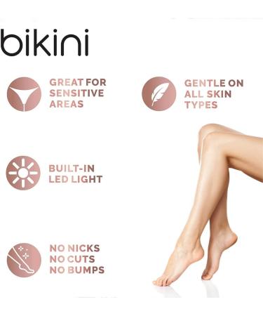 Women's Bikini Shaver and Trimmer - Intimate Hair Remover for Smooth, Bump-Free Shaving - Buy Online on GoSupps.com