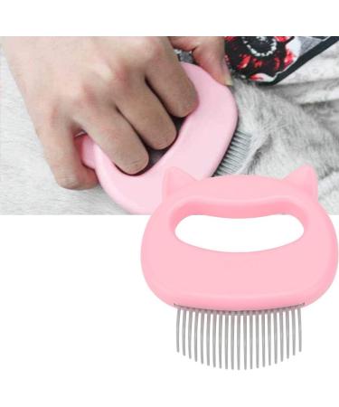 Catbrush Set - 2 Pink Brushes for Long & Short Hair Cats and Dogs | Fur Care Massage Comb & Loose Hair Removal - Buy Online on GoSupps.com