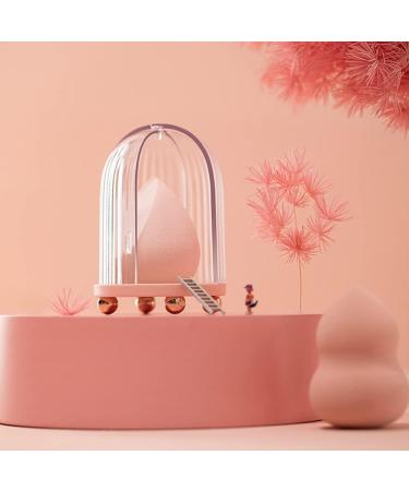 1pc Beauty Egg Storage Box Powder Puff Box Travel Breathable Pctg Pink - Buy Online on GoSupps.com