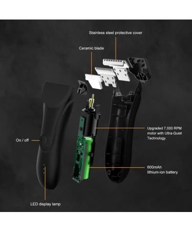 Hair Clippers for Men Trimmer for Men Electric Personal Grooming Detachable Waterproof Electric Hair Clipper - Buy Online on GoSupps.com