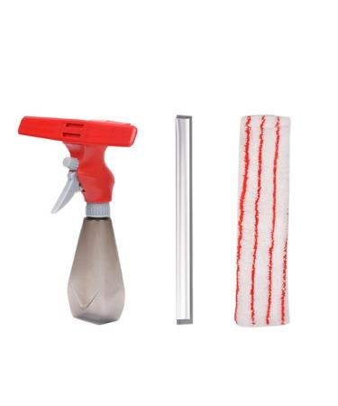 Multi-Function Window Spray Wiper Window Cleaner Kit with Spray Bottle and Wiping Cloth Efficient Cleaning for Window Car Glass & Desktop Uwariloy