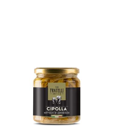 Sweet and sour pickled onions 250 gr. - Tre Fratelli