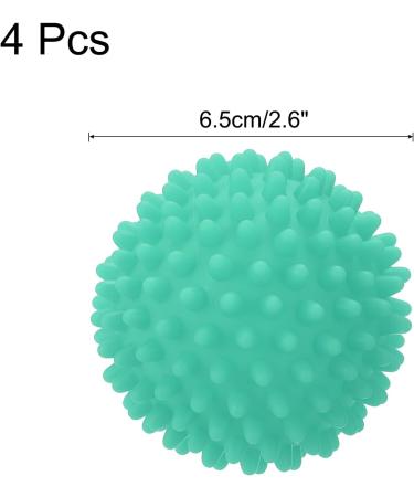 Buy uxcell Reusable Laundry Dryer Balls - 4pcs Vinyl Drying Balls for Wrinkles Static Reduction & Energy Savings - Blue-Green - Buy Online on GoSupps.com