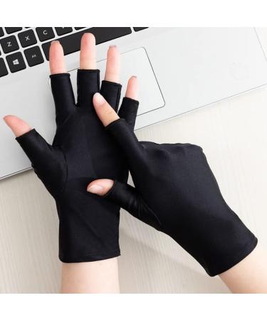 Tefexer Anti UV Nail Gloves spandex Anti UV Nail Gloves Nail Gloves woman Nude - Buy Online on GoSupps.com
