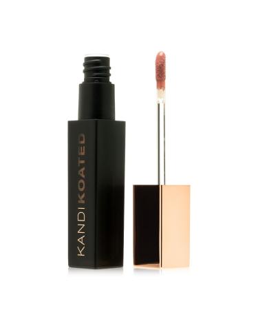 Kandi Koated Liquid Suede Lipstick Entice Me Liquid Matte Lip Color | Intense Color Options Non-Sticky Paraben-Free Cruelty-Free | Beauty & Makeup Entice Me - A Cool Brown Nude With Pink Tones
