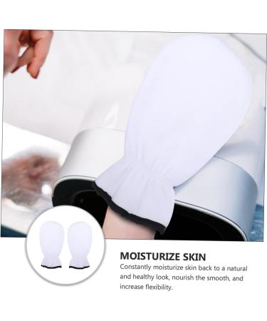 minkissy 4 Pairs Maintenance Care Gloves Hand Kit Paraffin Mittens Spa Paraffin Wax Gloves Wax Mitts for Hand Mittens for Women Spa Hand Cover Miss Polyester White Cotton Gloves Exfoliating - Buy Online on GoSupps.com