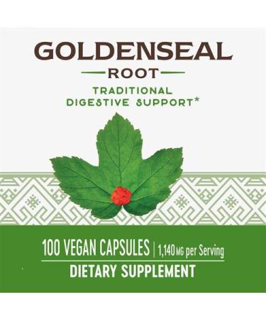 Nature's Way Goldenseal Root 1140mg - 3 Pack (100 Capsules) | Premium Herbal Supplement - Buy Online on GoSupps.com