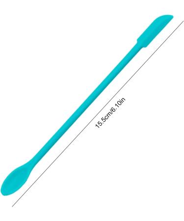 Versatile Mint Green Silicone Double-End Spatula | Anti-Brewing Stamp Wax Scraps | Ideal Cooking & Cosmetic Utensil | International Shipping Available - Buy Online on GoSupps.com