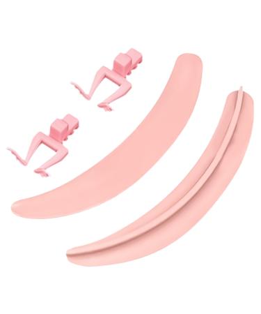 Eyelash Separator for Extension Silicone Eyelash Separator Tool - Lift and Extend Eyelashes Reusable Silicone Separating Tool Beginner Eyelash Insulation Helper Grafting Speeder for Sat Pink