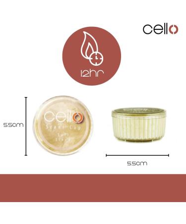Cello Soft Linen Scent Cup x3 | Tealight Scented Candles for Tea Light Holders | High Fragrance Divine Scented Candle Melt Cups | Stunning Gifts for Women - Buy Online on GoSupps.com