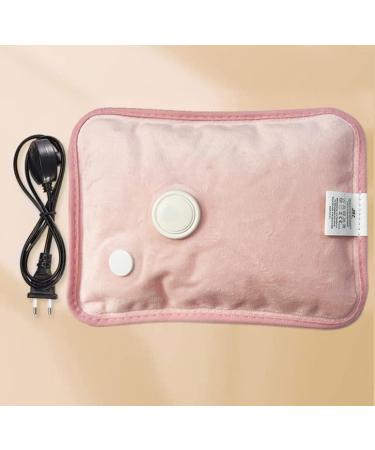 Buy Electric Hot Water Bottle - 500W Plush Lined Hand & Foot Warmer for Pain Relief - Pink - Buy Online on GoSupps.com