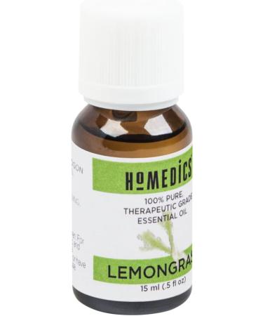 HoMedics Lemongrass Essential Oil - Therapeutic Grade Aromatherapy for Diffusers | International Shipping Available - Buy Online on GoSupps.com
