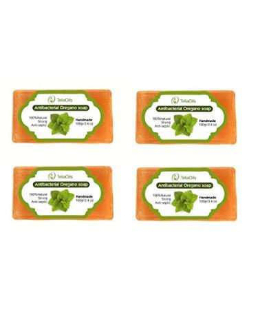 Teliaoils Oregano soap for deep skin cleansing 3.4 Ounce (Pack of 1)