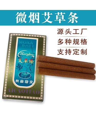 Yanhao Moxa Rolls - Handmade Smoky Wormwood Moxibustion Rolls (12x120mm 10pcs) for Optimal Healing - Buy Online on GoSupps.com