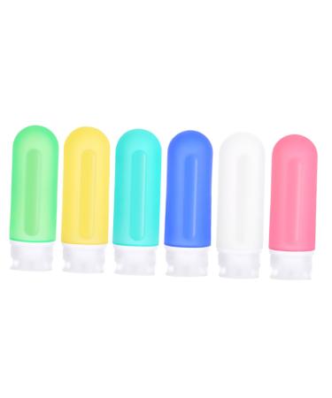 HAPINARY Shampoo Travel Bottle Soft Lip Gloss Yellow Suit Body: Filling Portable Empty Container