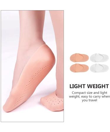 Lurrose Moisturizing Foot Care Socks 2 Pairs No Show Invisible Low Cut Boat Shoes Liner for Men & Women - 16.5x8.7 cm - Buy Online on GoSupps.com
