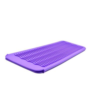 dijiusidy Heat Resistant Mat Silicone Travel Easy Storage Good Elasticity Skid-proof Design Curling Iron for Cover Hair Styling Tools No.4