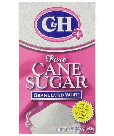 C&H Pure Cane, Granulated White Sugar, 1 lb