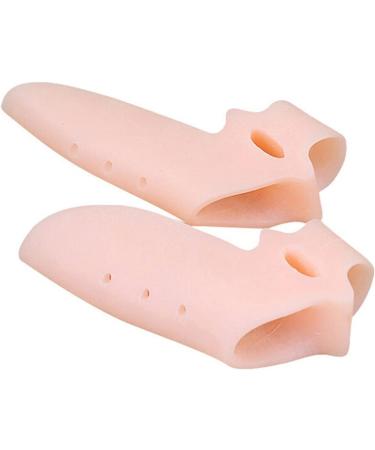 Misumi Silicone Gel Toe Spreader - Hallux Valgus & Pain Relief - 2-Piece Foot Care (Pink S & L) - International Shipping Available - Buy Online on GoSupps.com